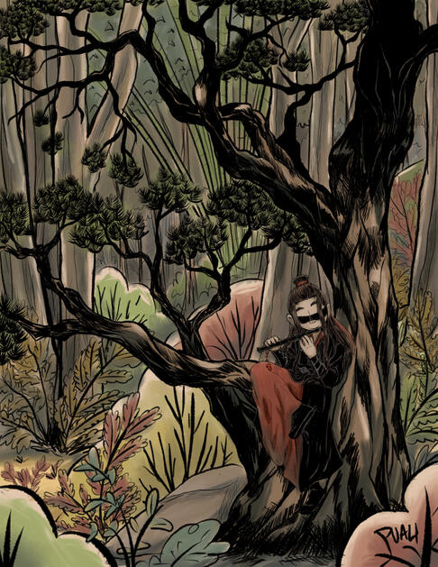 "Phoenix Mountain," featuring Wei Wuxian from "Mo Dao Zu Shi" by MXTX