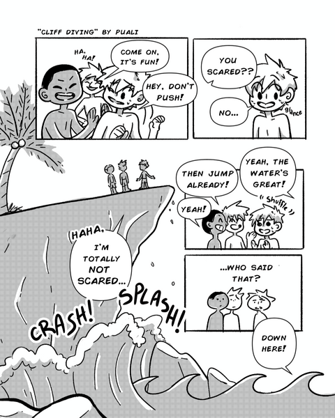 "Cliff Diving" page 1