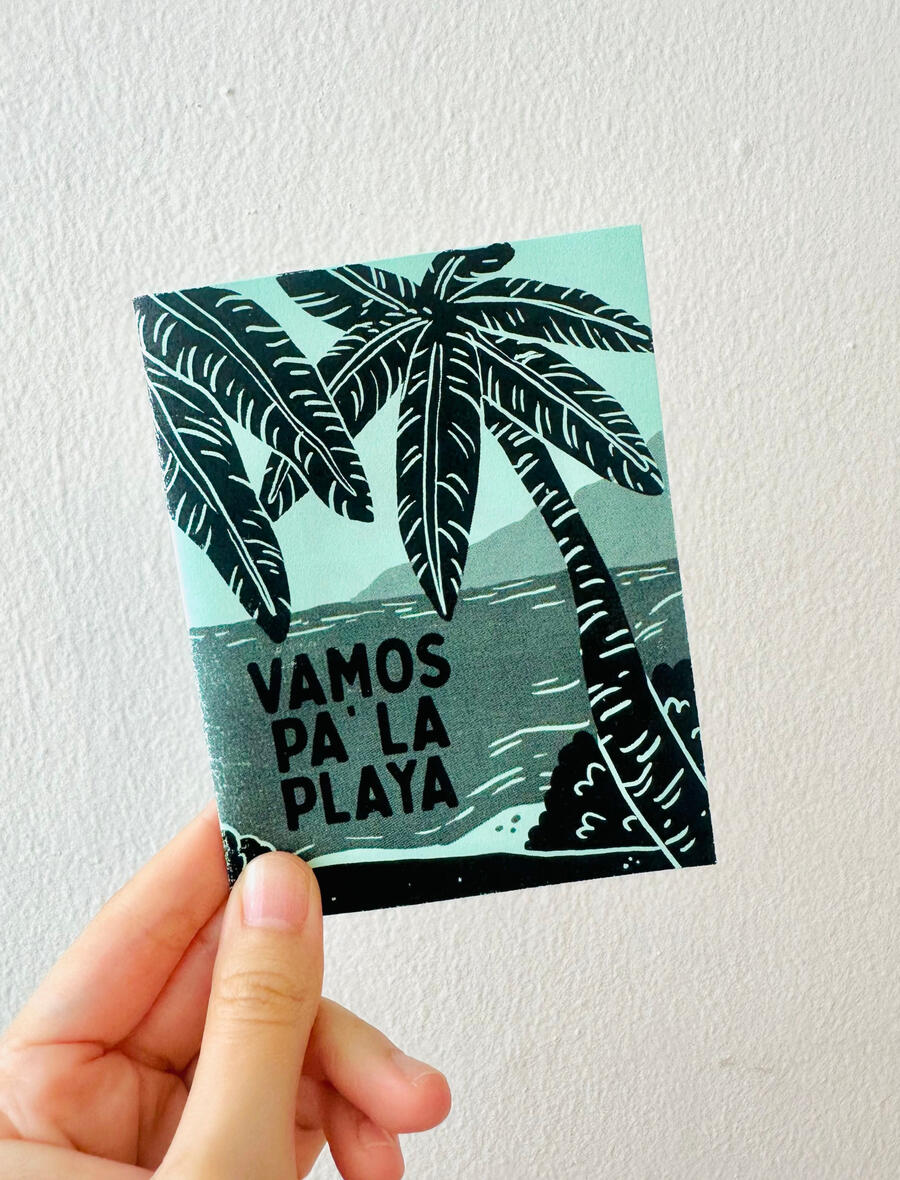 "Vamos pa' la playa" zine
